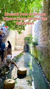 14K views · 829 reactions | Ancient Pool of Siloam, where Jesus Healed the blind Man. Ancient Jerusalem | Journey to the LAND of promise | Facebook