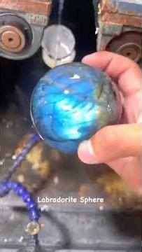 The Ultimate Labradorite Polishing Process 🔮 | From Rough to Shine #labradorite