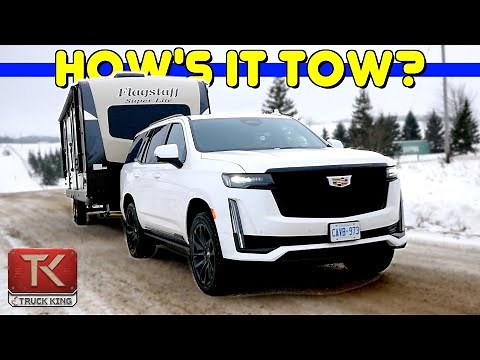 Towing in STYLE with the 2021 Cadillac Escalade - How's it Pull a Travel Trailer?