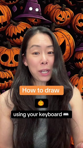 Learn How to Draw a Pumpkin Using Your Keyboard