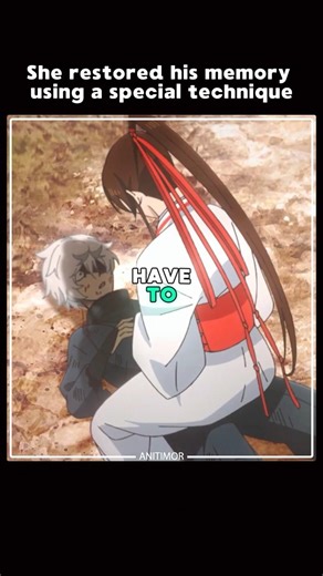 She restored his memory using a special technique 😲 #anime