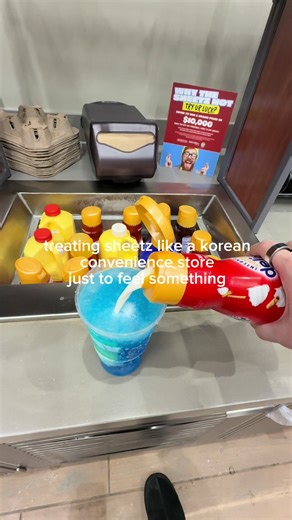 sometimes this is the only thing to do in a small town 🤠 #sheetz #koreanconveniencestore #dirtysoda #westernpa