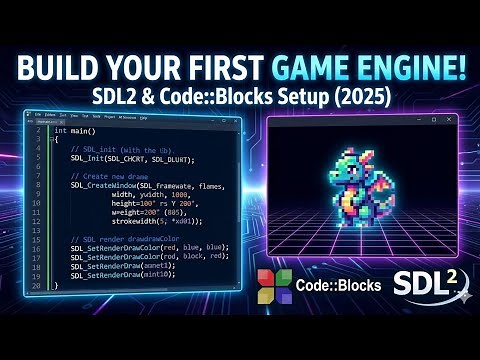 BUILD YOUR FIRST GAME ENGINE! SDL2 & Code::Blocks Setup Tutorial (2025)
