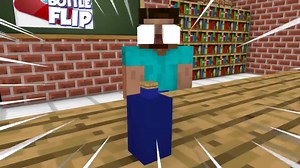 Monster School : BOTTLE FLIP CHALLENGE - #Minecraft Animation | Minecraft Videos