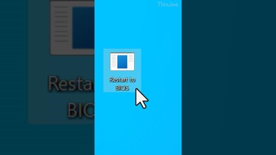 How to Create a Windows Shortcut to Boot Directly Into BIOS