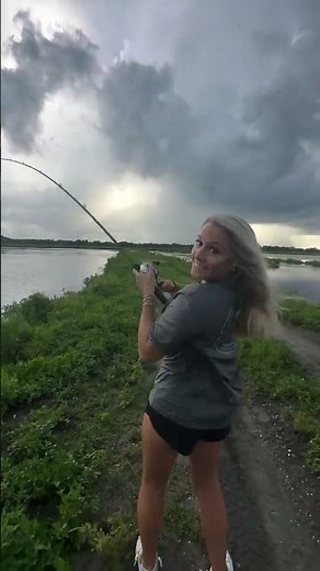 One Cast Challenge! #fishing #bassfishing #giantbass