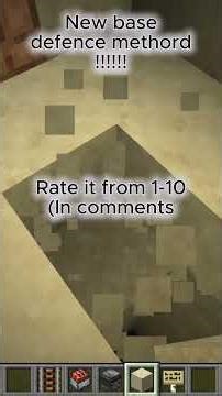 New base defense method in Minecraft