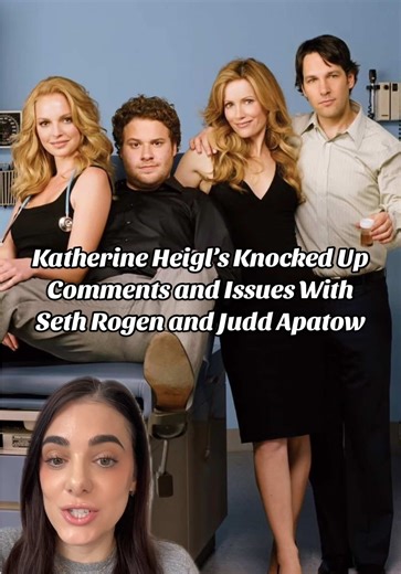 Replying to @NerdyBrenda717 Katherine Heigl’s comments in her 2007 movie Knocked Up didn’t just not sit well with audiences, but also with Seth Rogen and Judd Apatow #KatherineHeigl #2000s #KnockedUp #SethRogen #JuddApatow