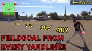 Fieldgoal challenge | Disc golf