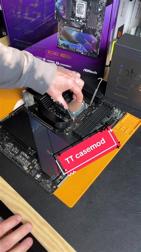 Thermaltake casemod 2026, Core ultra 9 285K, Asrock Z890 riptide @Thermaltake Technology @Thermaltake Germany @Overclocking.com @ASRock Phantom Gaming @Intel Gaming #watercooling #france #thermaltake #casemod