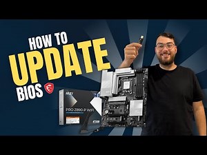 MSI PRO Z890-P WIFI Motherboard BIOS Update (Step-by-Step Guide)