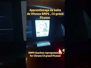 Comment réaliser l'apprentissage du changement de BMP6 sur la Citroën C4 Grand Picasso ?