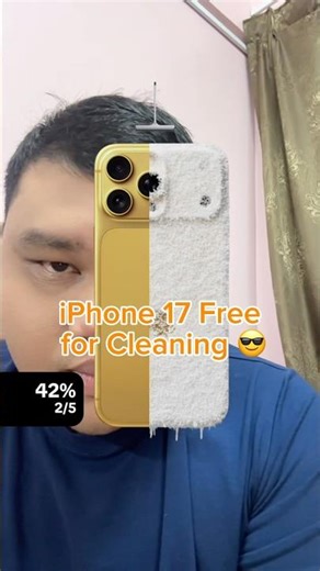 Iphone snow cleaner 📱