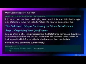 Creating Multiple DataFrames in a Loop by Subsetting in Pandas