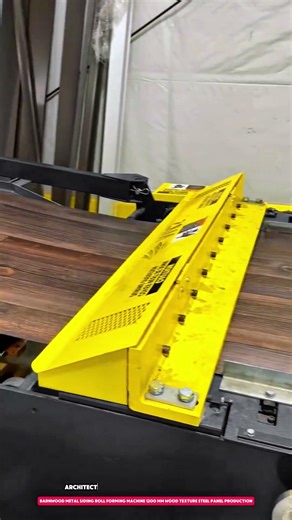 Barnwood Metal Siding Roll Forming Machine 1200 mm Wood Texture Steel Panel Production