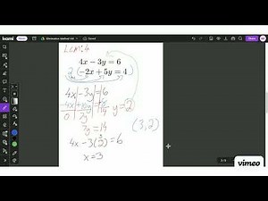 Elimination method: systems of equations