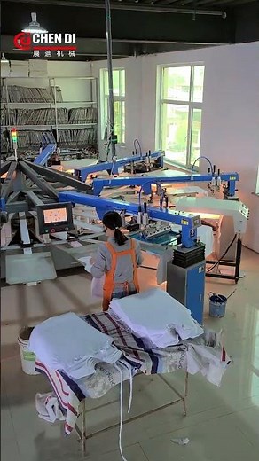 Fully automatic screen printing machine,8 colors 24 pallets, High speed but lower cost!