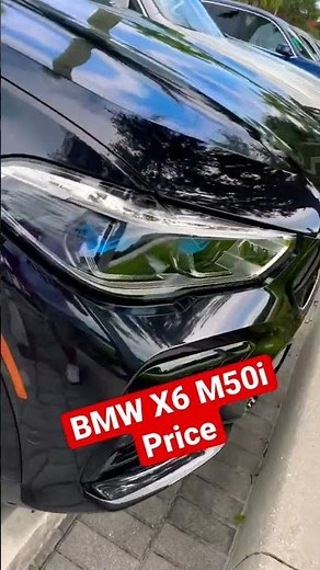 BMW X6 M50i, price