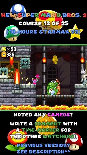 Mario Starman Run Challenge 12 of 35 (it is not Mario Maker!!)