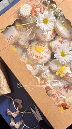 Here Comes the Son Baby Shower Cookies | Rustic Gift Box Packaging 🌼