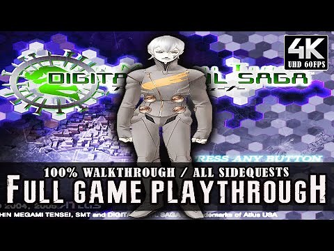 SHIN MEGAMI TENSEI DIGITAL DEVIL SAGA (2004) 100% FULL GAME WALKTHROUGH【4K60ᶠᵖˢ UHD】No Commentary