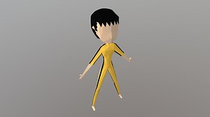 Bruce Lee low poly model - Download Free 3D model by baran_az