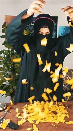 Beautiful Allah Calligraphy on Paper — New Art Experiment #artreels #art satisfying art#painting