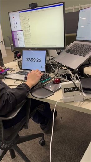 i tried to code without touching my mouse… #developer #coding #cs #programming