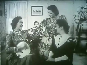The Coon Creek Girls were a popular all-female "string band" in the Appalachian style of folk music (a precursor of country music) which began in the mid-1930s. Created (and named) by John Lair for his Renfro Valley Barn Dance show, the band originally consisted of sisters Lily May and Rosie Ledford (from Powell County, Kentucky) along with Esther "Violet" Koehler (from Indiana), Evelyn "Daisey" Lange (from Ohio)and Norma Madge Mullins (from Renfro Valley, Kentucky) Here they are singing "How Ma