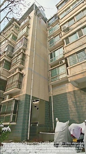 DIY Simple Lift: How a Rope & Stainless Steel Frame Works | Home Project)