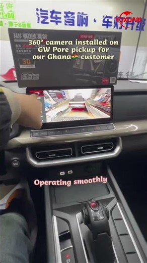 360 camera on GW Pore pickup installed for our Ghana customer