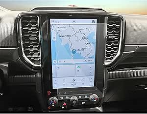 SXCY for 2024 Ford Ranger Screen Protector 10.1 Inch 2024 Ranger Accessories (XL/XLT Standard) 10.1'' Display Touch Navigation Protector[2PCS Nano]