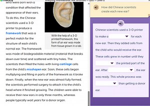 How did Chinese scientists create each new ear?Chinese scient... | Filo
