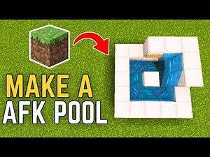 How To Make AFK Pool In Minecraft (2024)