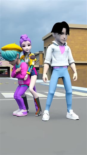 Cartoon on Instagram: "Help Jinu Save His Family and Friends Demons Attack Kpop Demon Hunters #animation #cartoon"