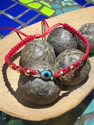 Evil Eye Protection Bracelet, Red String Bracelet, Turkish Nazar Bracelet, Protect Energy Jewelry, Adjustable Cord, Spiritual Gift - Etsy