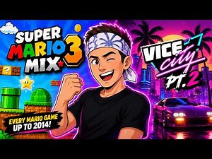 🍄 Super Mario 3 Mix LIVE! Every Mario Era in ONE Game + Vice City Part 2!
