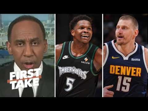 FIRST TAKE | Wolves in 6 – Stephen A. backs Anthony Edwards to win the series over Jokic and Nuggets