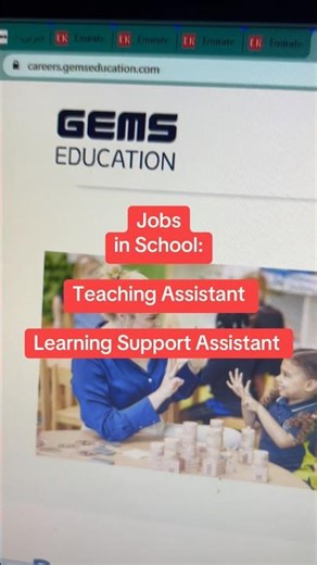 Teaching Assistant Job in School, Dubai UAE 🇦🇪 #uaejobs #shorts #videos #deiratyping #viral #job