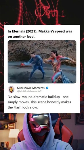 Eternals 2021 Makkaris Speed Makes The Flash Look Slow