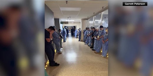 Alex Pretti’s colleagues hold moment of silence for him at Minneapolis VA hospital