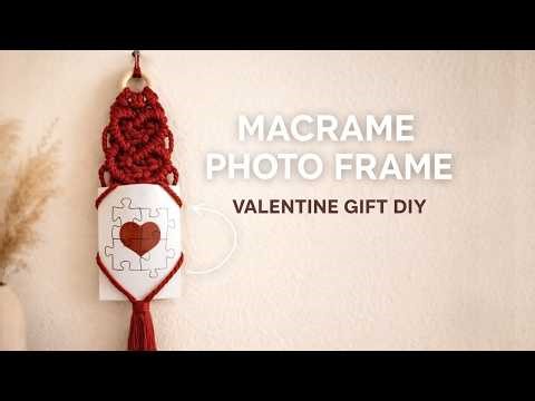Boho Wall Decor You’ll Actually Use — Easy Macrame Photo Frame DIY