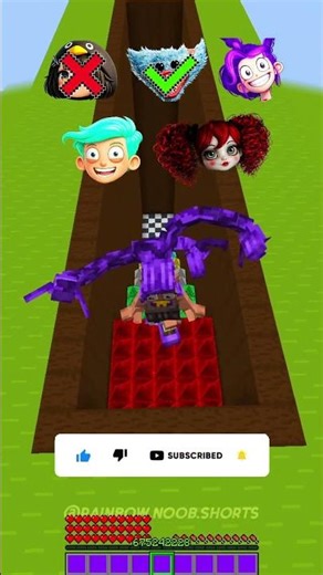 Squid Game Spike Jump Challenge🤯 | GuguGaga X Poppy Playtime #minecraft #poppyplaytime
