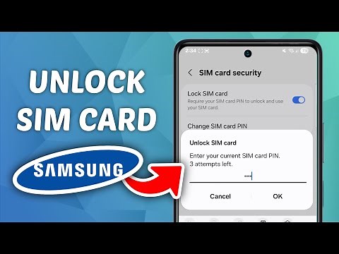 How to Unlock SIM Card on Samsung