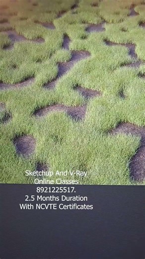 Sketchup Vray Fur | Online Classes Update | Penguin Tutorials Tamil #vrayforsketchup #shorts