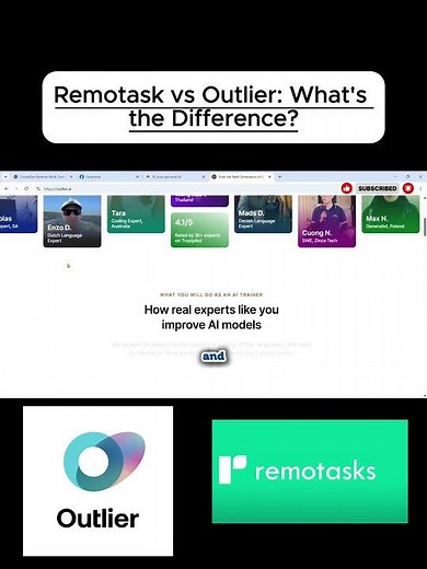 Remotask vs Outlier: What's the Difference?