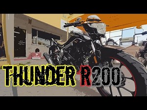 Thunder ⚡ R200 200cc - Review Ficha técnica | ¡Una deportiva de 200cc con motor a cadenilla!