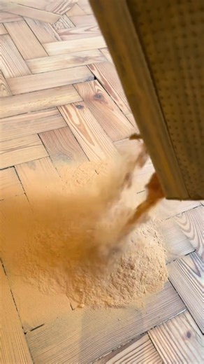 Parquet transformation 💥 #letsrestore #restoration #satisfying #parquet #asmr #asmrsounds | Precision Floor Sanding