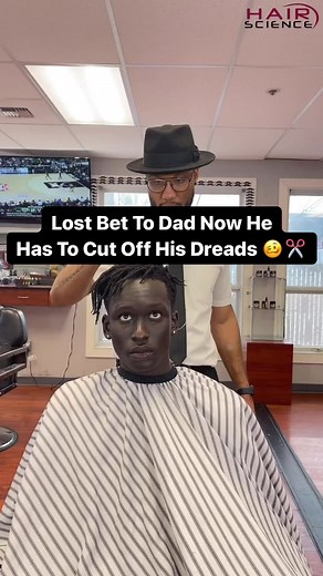 Dreadlocks Transformation: Lost Bet To Dad Haircut