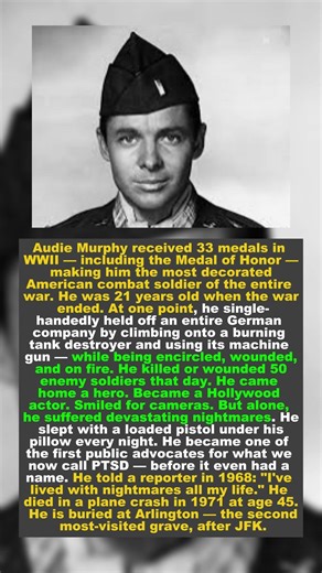 The Hero Who Couldn’t Find Peace: The Tragic Life of Audie Murphy